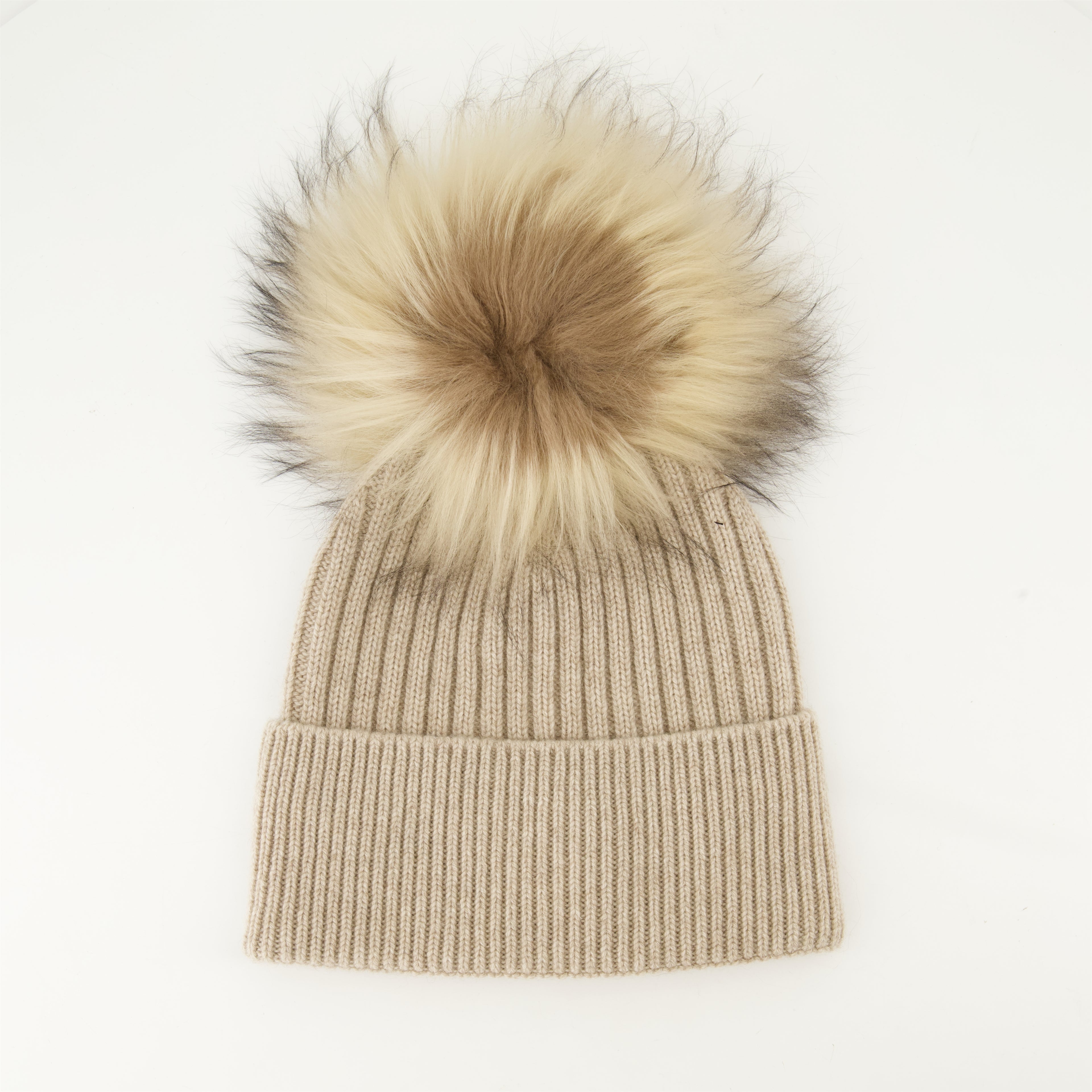 Hats, caps and beanies Bonnet Grenoble en cachemire Moncler Grenoble Beige Femme