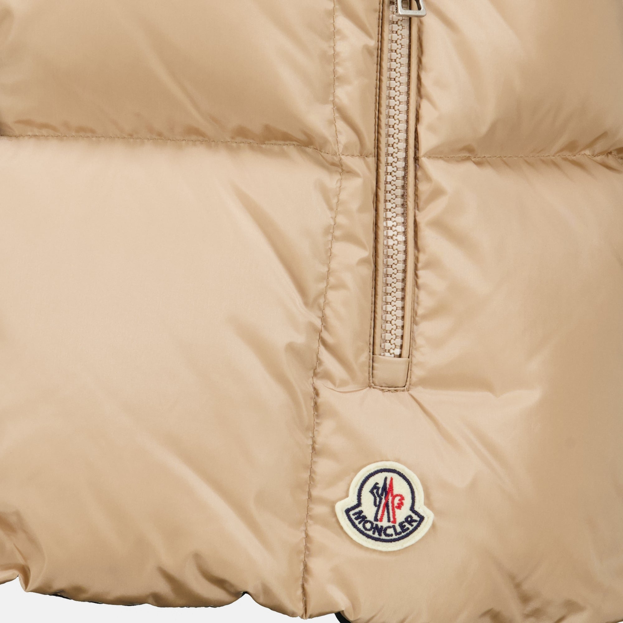Vestes Macareux Beige Sleeveless Down Jacket Moncler Beige Femme