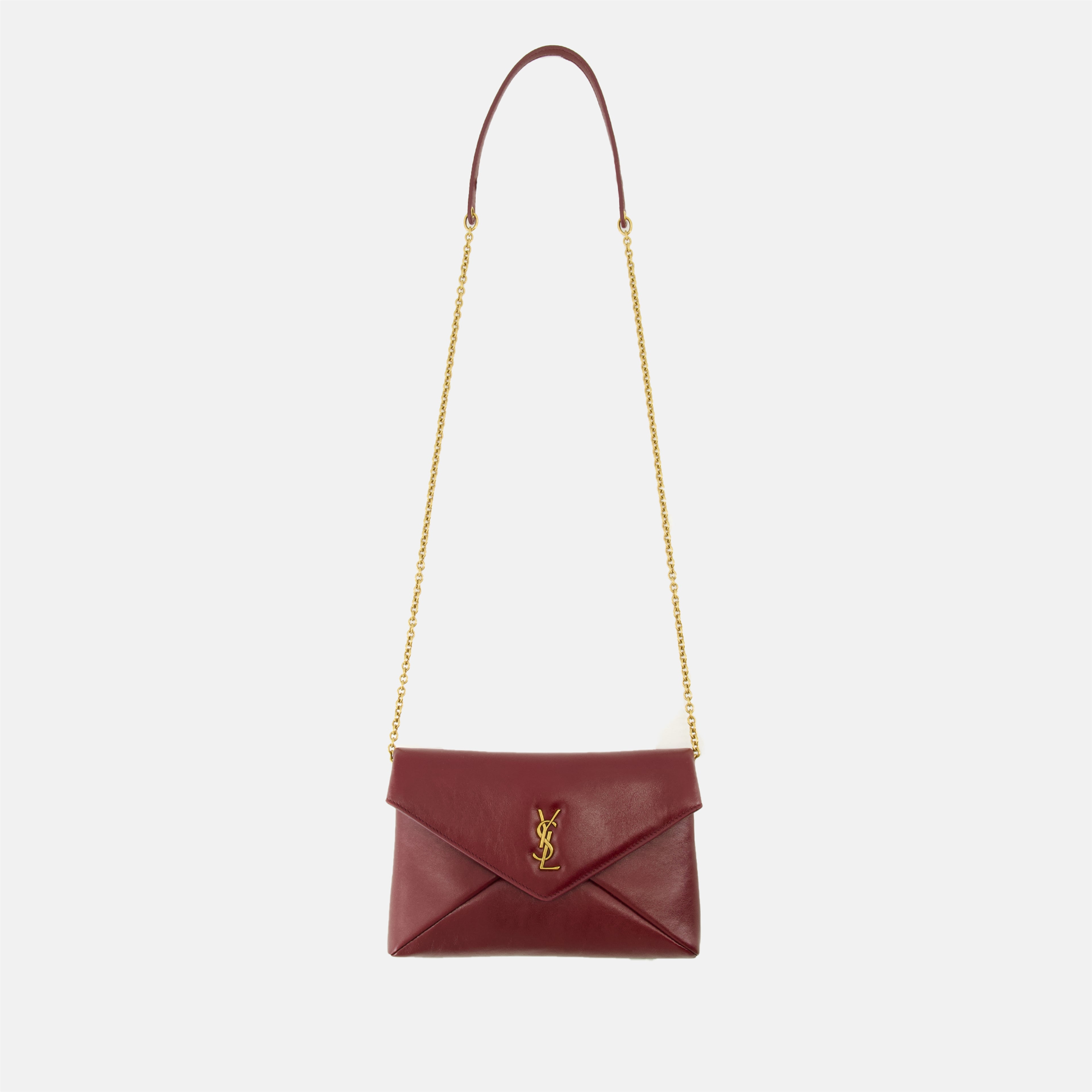Sacs à main et épaule Clutch Cassandre Saint Laurent Rouge Femme
