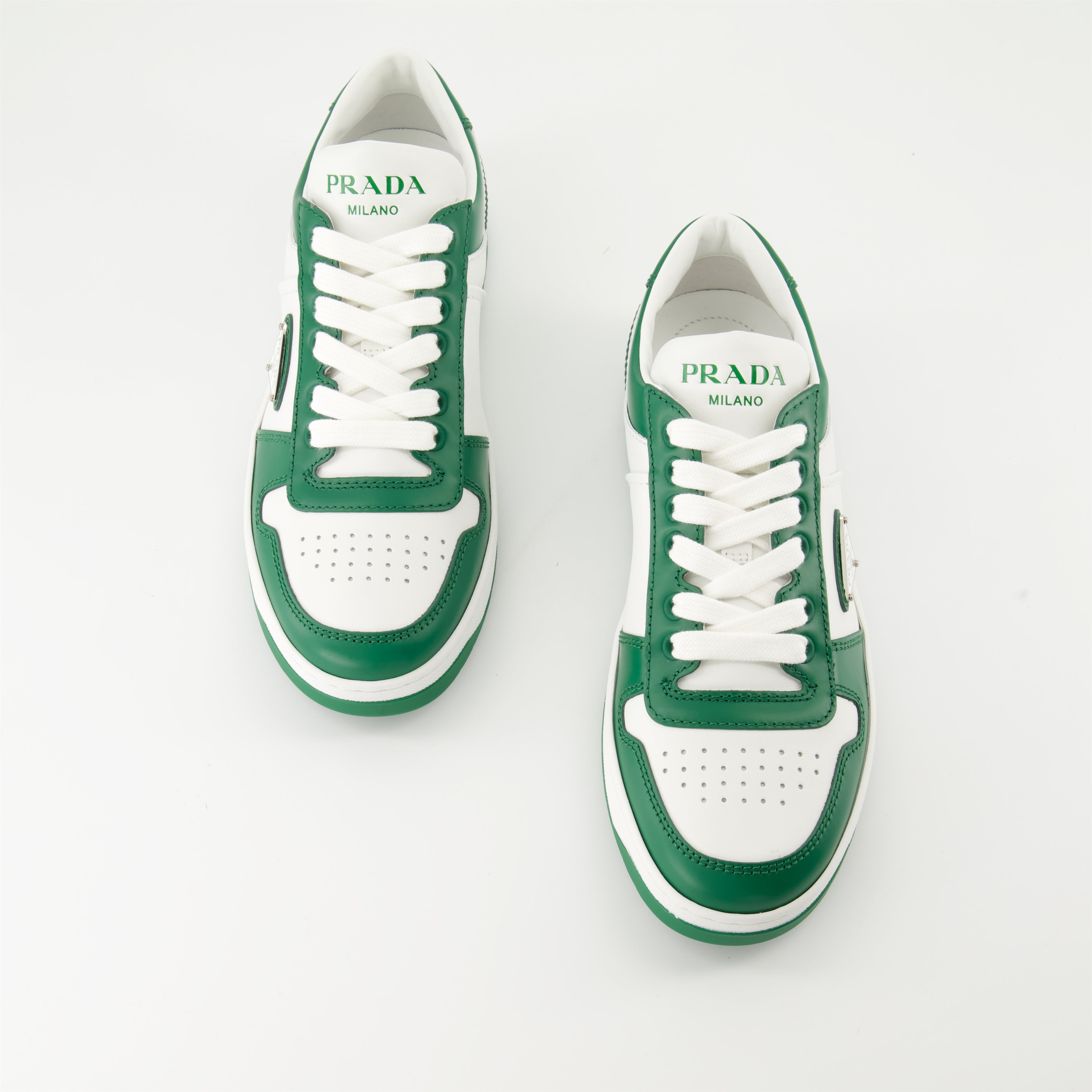 Baskets Baskets Downtown Prada Vert Femme