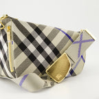 Borse a tracolla Borsa Shield a Quadri Burberry Beige Femme