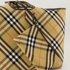 Tote bags Karierter Einkaufstasche Burberry Beige Femme