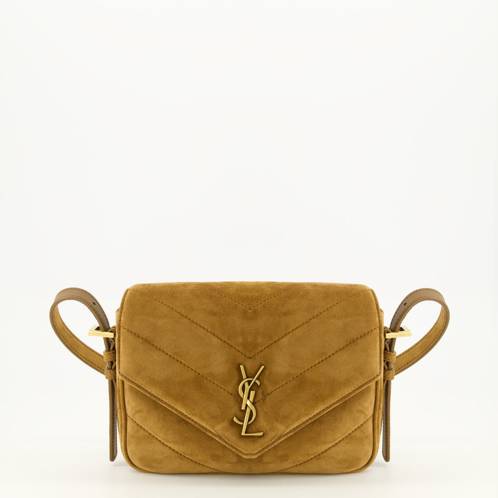 Sacs à main et épaule Loulou Toy Bag aus braunem Wildleder Saint Laurent Marron Femme