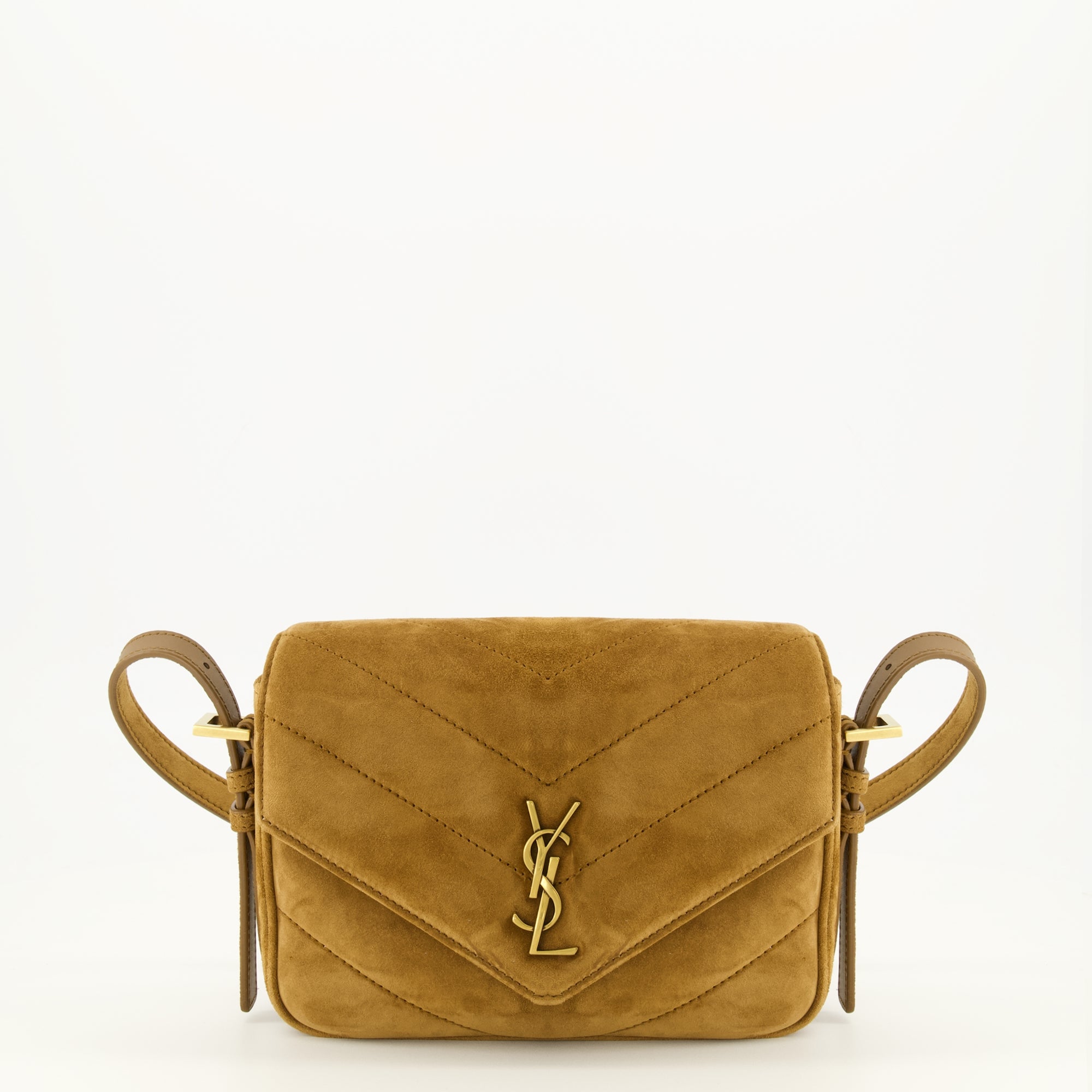 Sacs à main et épaule ブラウンスエードのルルーおもちゃバッグ Saint Laurent Marron Femme