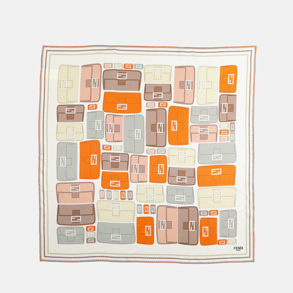 Écharpes, foulards et gants Foulard Baguette Fendi Orange Femme