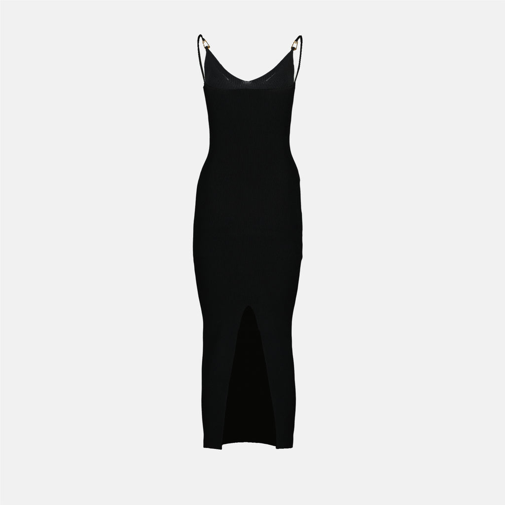 Vestidos Vestido de Malha Preto Versace Preto Femme