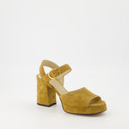 Chaussures ouvertes Fawcette Absatzsandalen Valentino Garavani Marron Femme