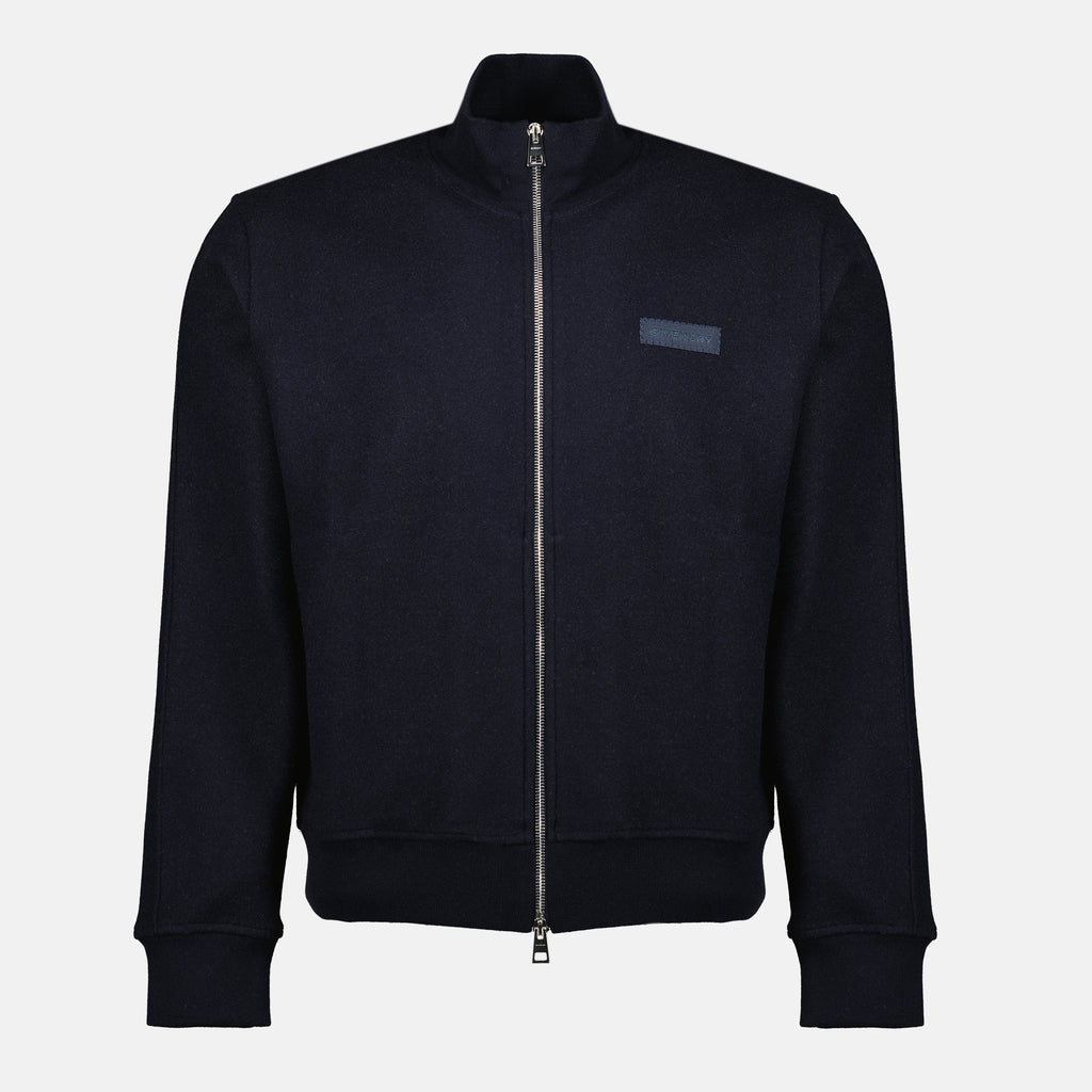 Image de l'article Veste zippée en laine de la marque Givenchy pour Homme - Saison Automne-Hiver 2025 - Vue de Face