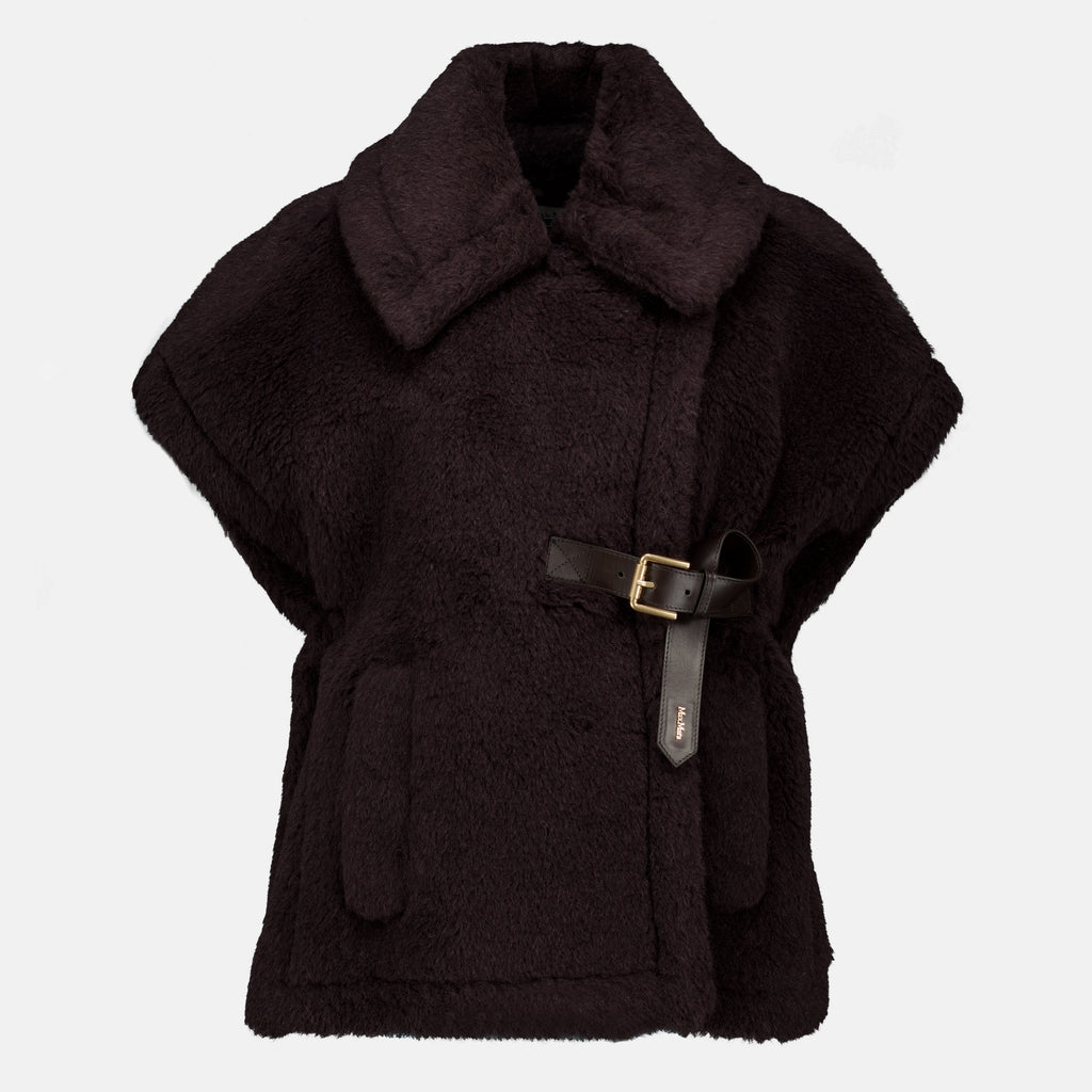 Vestes Capa Teddy Marrón Max Mara Marron Femme
