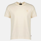 T-shirts Conjunto de três t-shirts de algodão em preto, bege e caqui Moncler Grenoble Multicolore Homme