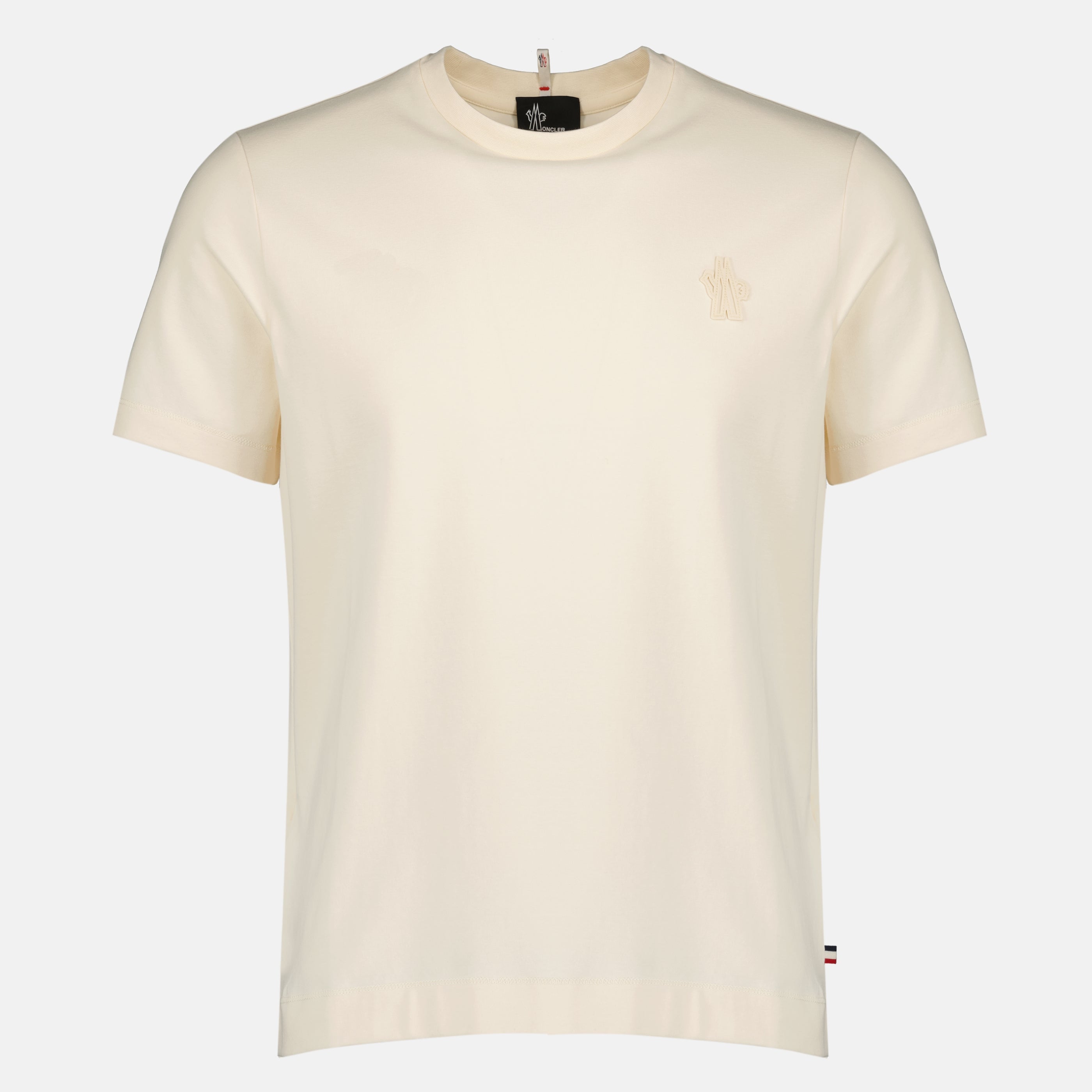 T-shirts Conjunto de três t-shirts de algodão em preto, bege e caqui Moncler Grenoble Multicolore Homme