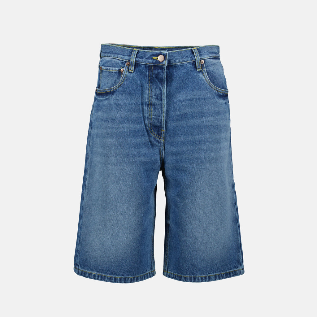 Shorts Short en jean Prada Bleu Femme
