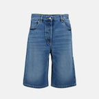 Shorts Short en jean Prada Bleu Femme