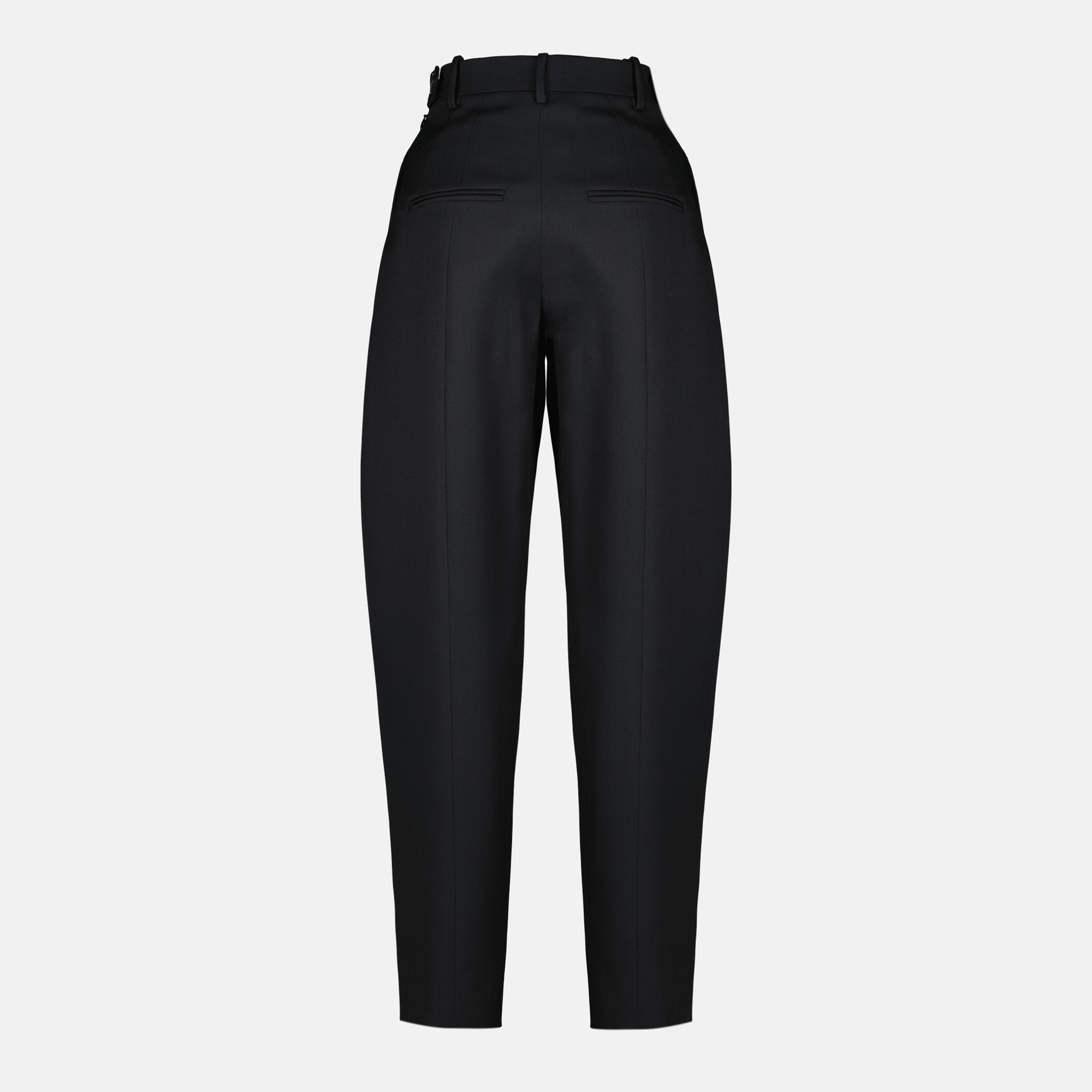 Image de l'article Pantalon Dugan noir de la marque Khaite pour Femme - Saison Printemps-Été 2026 - Vue de Dos