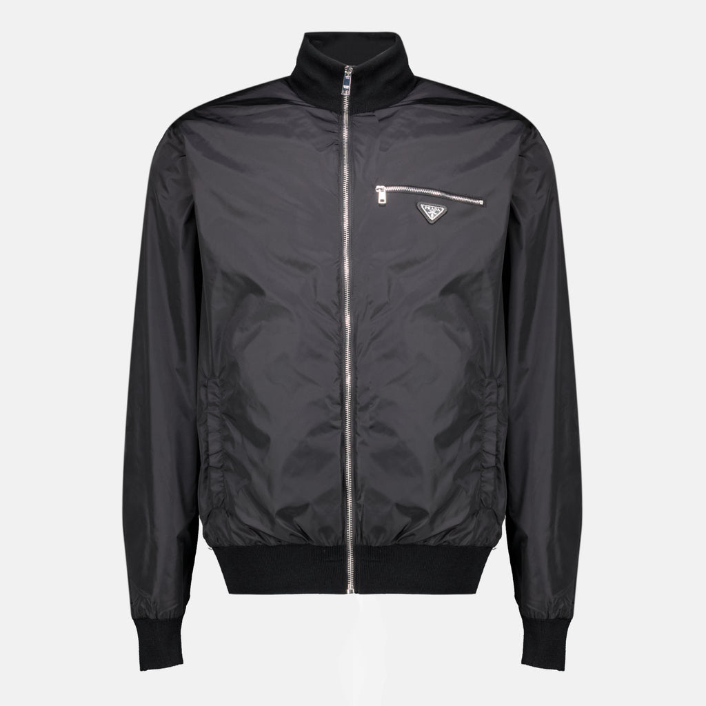 Vestes Veste zippée réversible noir Prada Noir Homme