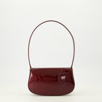 Image de l'article Sac Voltaire en cuir verni bordeaux de la marque Saint Laurent pour Femme - Saison Automne-Hiver 2025 - Vue de Dos