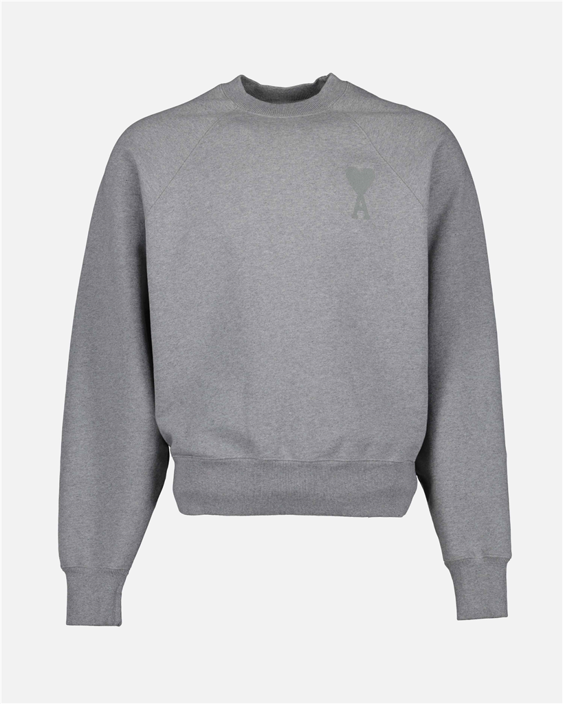 Sudaderas USW002.747 055 gris chine Ami PARIS Gris Unisexo