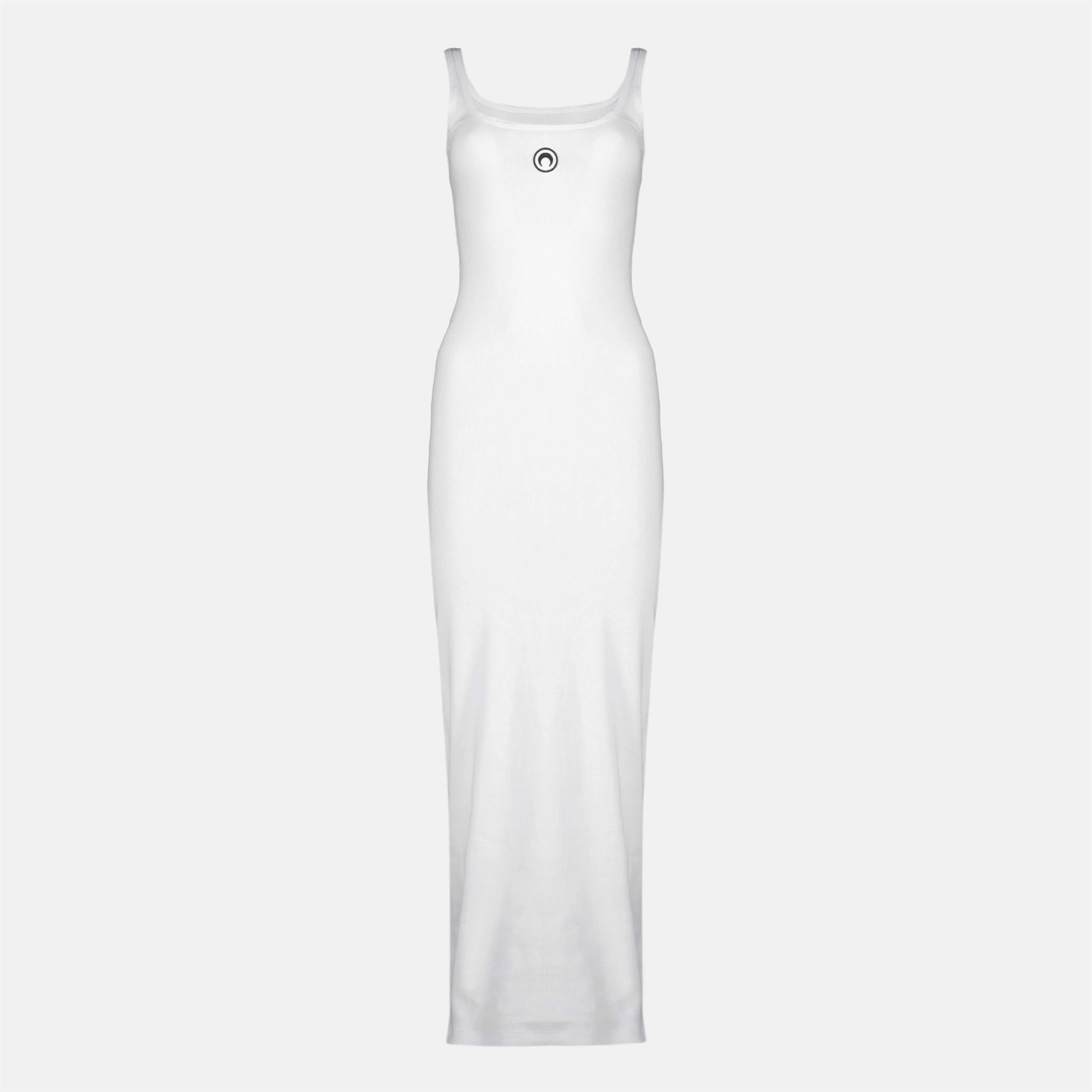 Robes Robe longue en coton blanche Marine Serre Blanc Femme