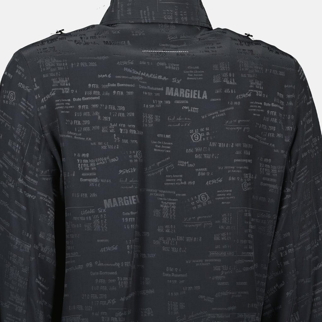 Immagine dell'articolo Camicia a motivi jacquard del marchio Mm6 per Donna - Stagione Primavera-Estate 2026 - Vista Dettagliata 2