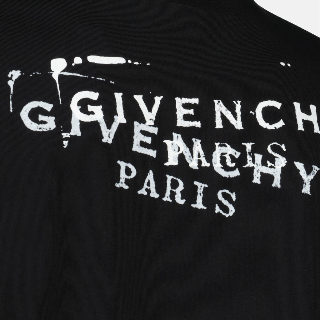 Image de l'article T-shirt Givenchy Stamp noir de la marque Givenchy pour Homme - Saison Printemps-Été 2026 - Vue détaillée_2
