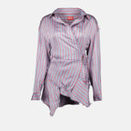 Chemises Chemise cache coeur C-Razy Diesel Violet Femme