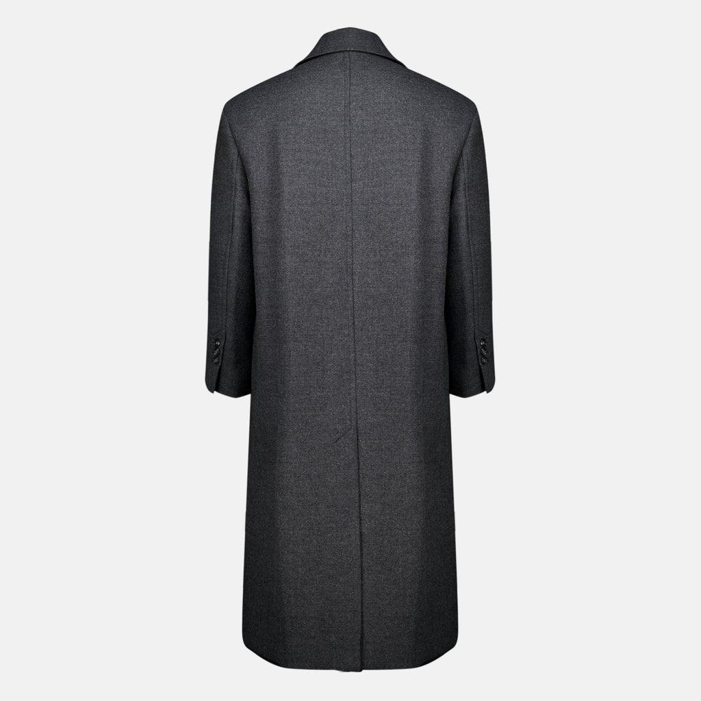 Manteaux Grey Wool Coat Ami PARIS Gris Homme