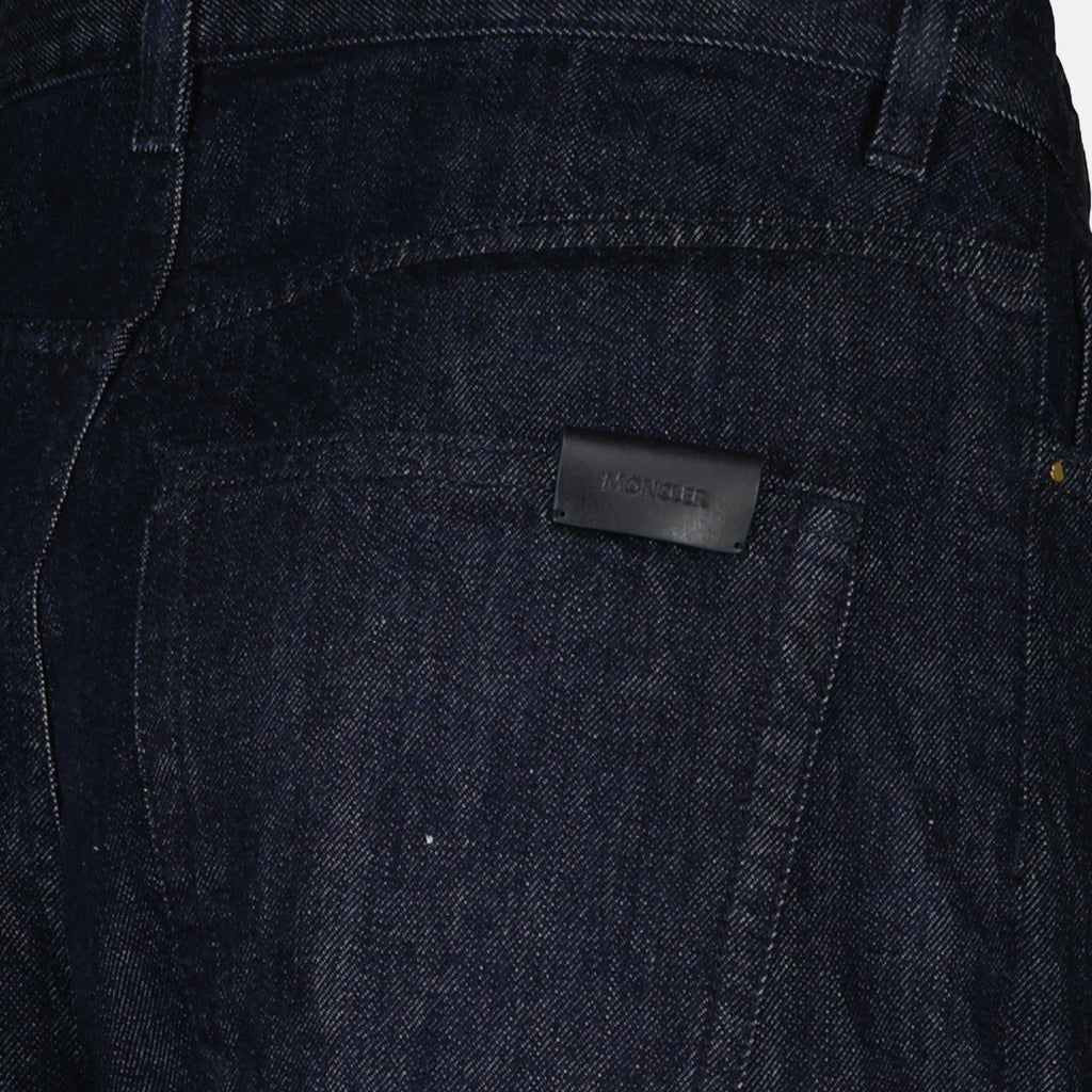 Pantalons 블루 진 Moncler Bleu Femme