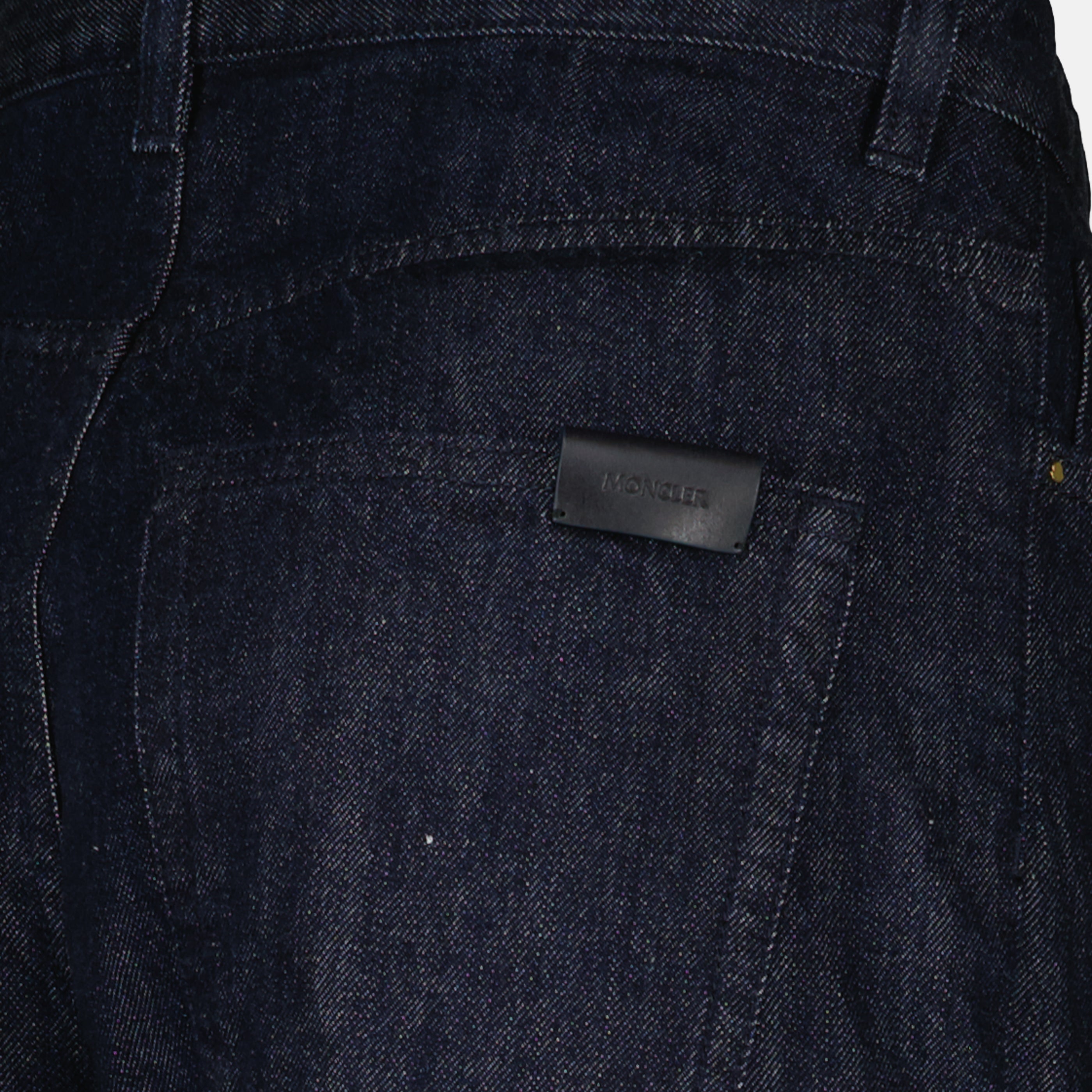 Pantalons 블루 진 Moncler Bleu Femme