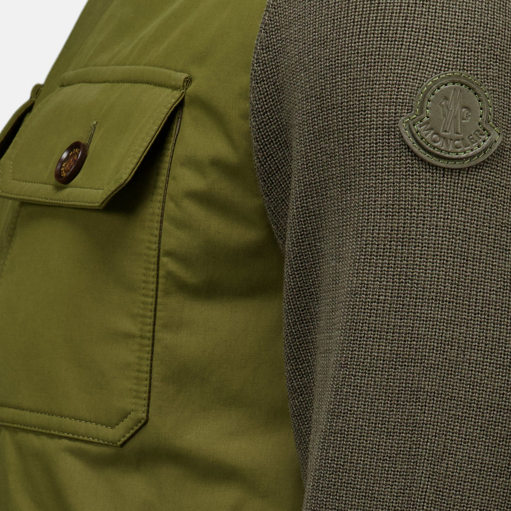 Vestes Kaki Strickcardigan Moncler Kaki Homme