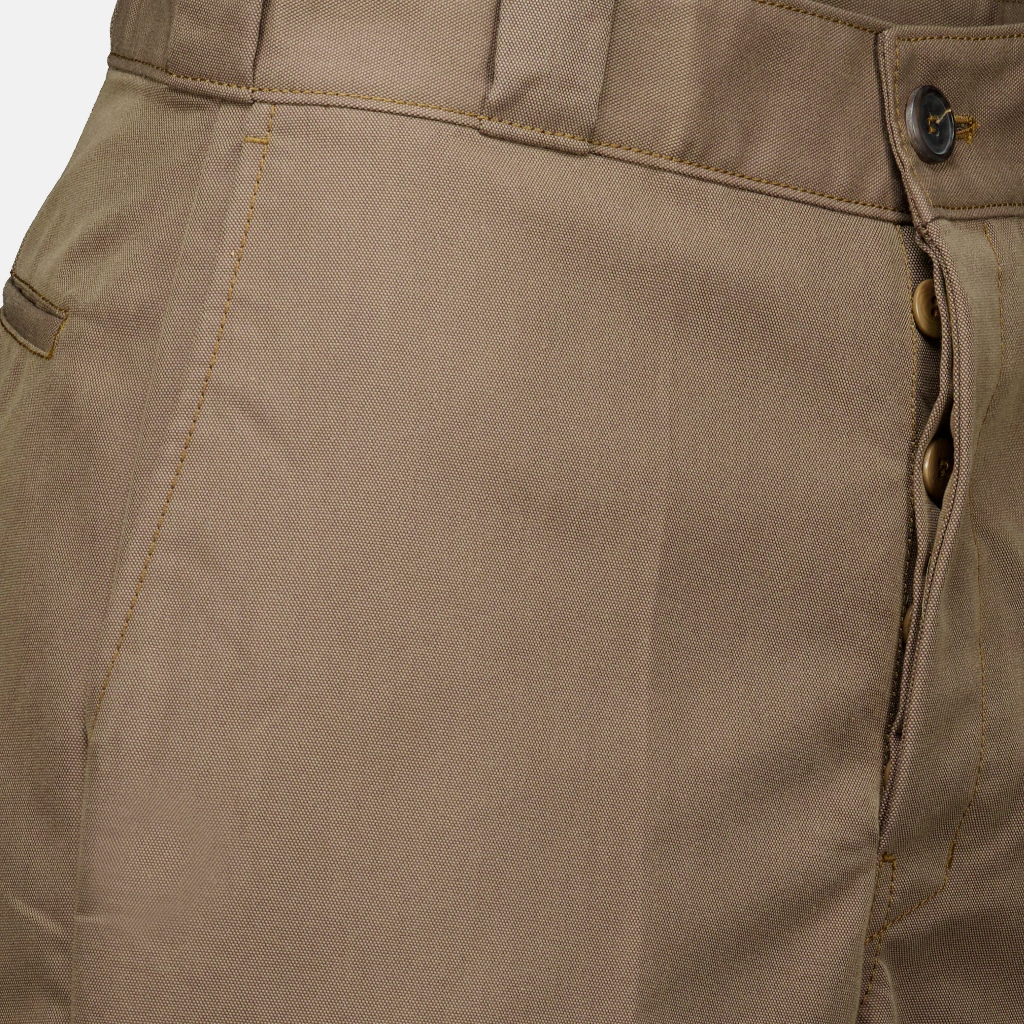 Pantalons Pantalon en toile marron Prada Marron Homme