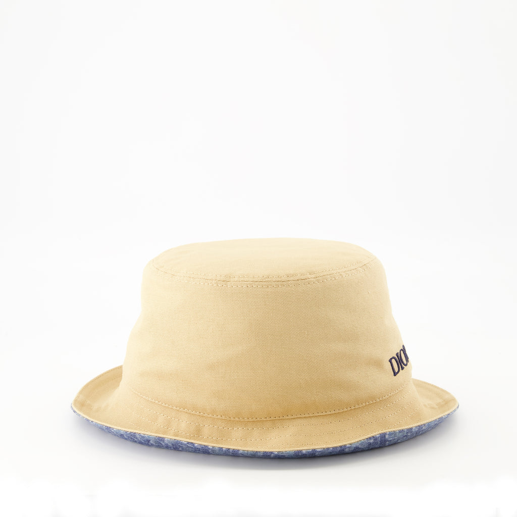 Chapeaux, casquettes et bonnets 리버시블 디올 오블리크 밥 Dior Beige Homme