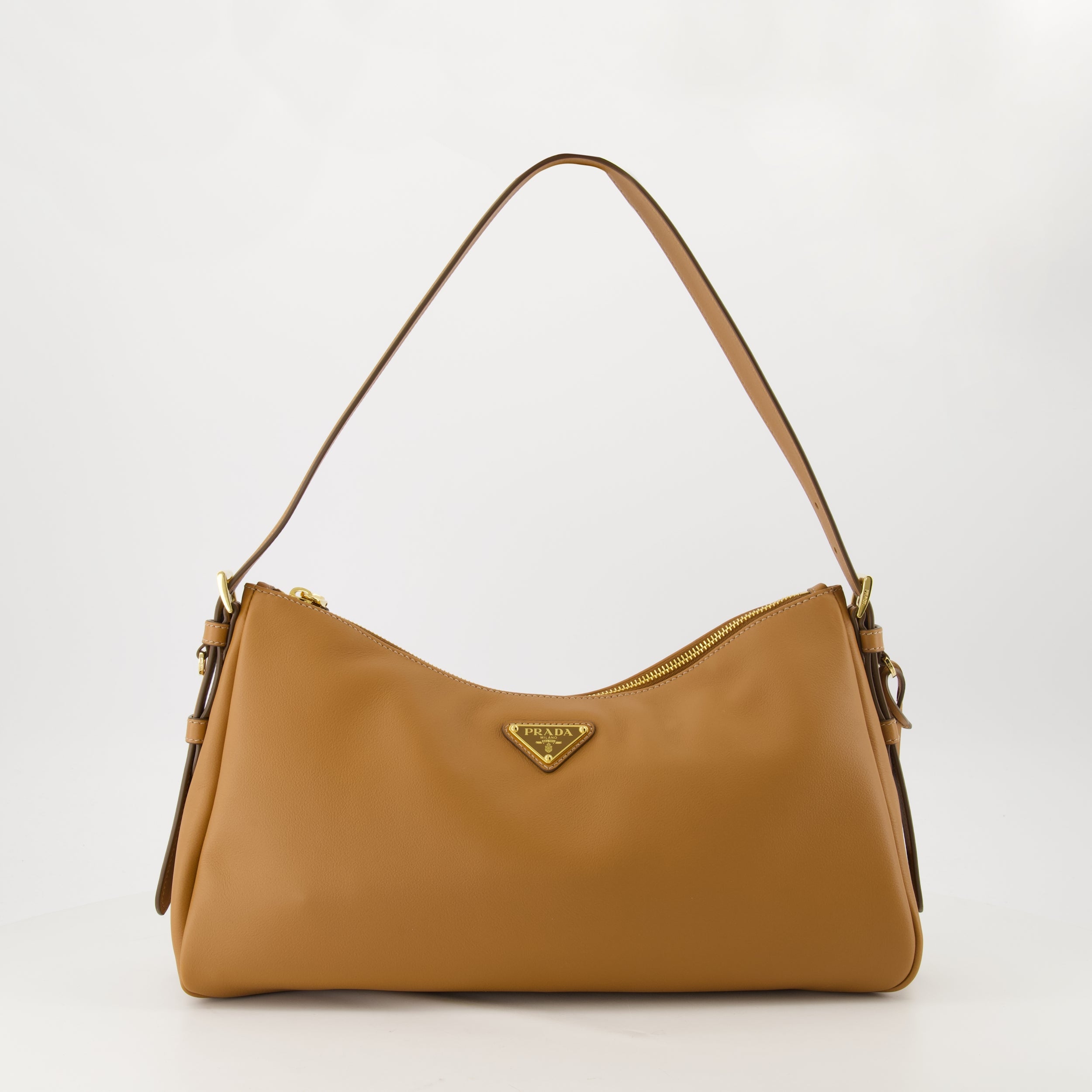 Borse a mano e a spalla Borsa in Pelle Aimee Prada Marrone Femme