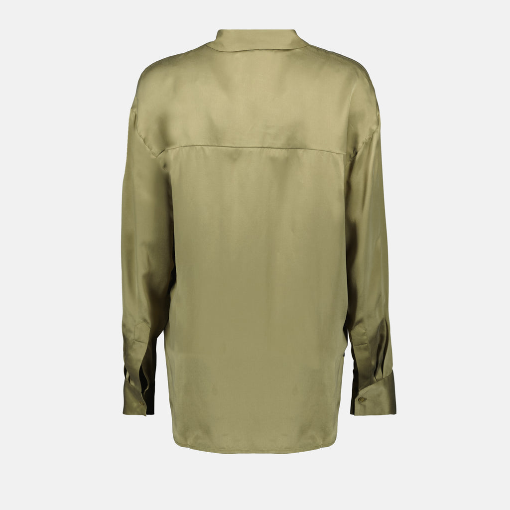 Camisas Camisa de Seda Jarila Iro Cáqui Femme