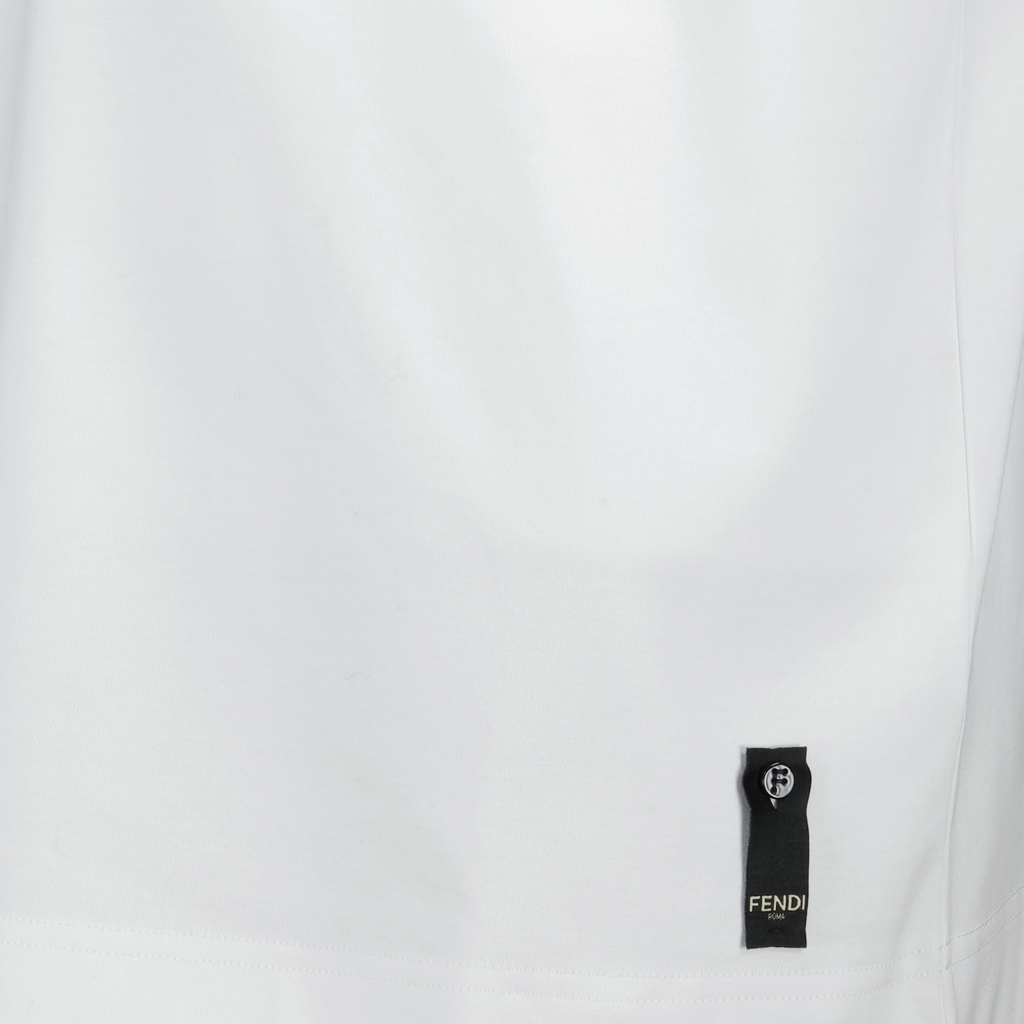 T-shirts Cotton T-shirt Fendi White Homme
