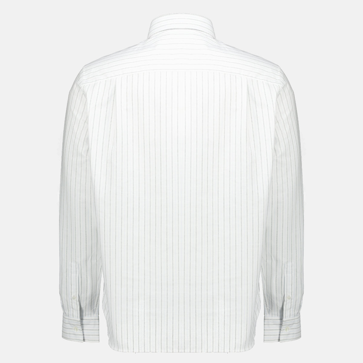 Chemises Chemise rayée en coton Maison Kitsune Blanc Homme
