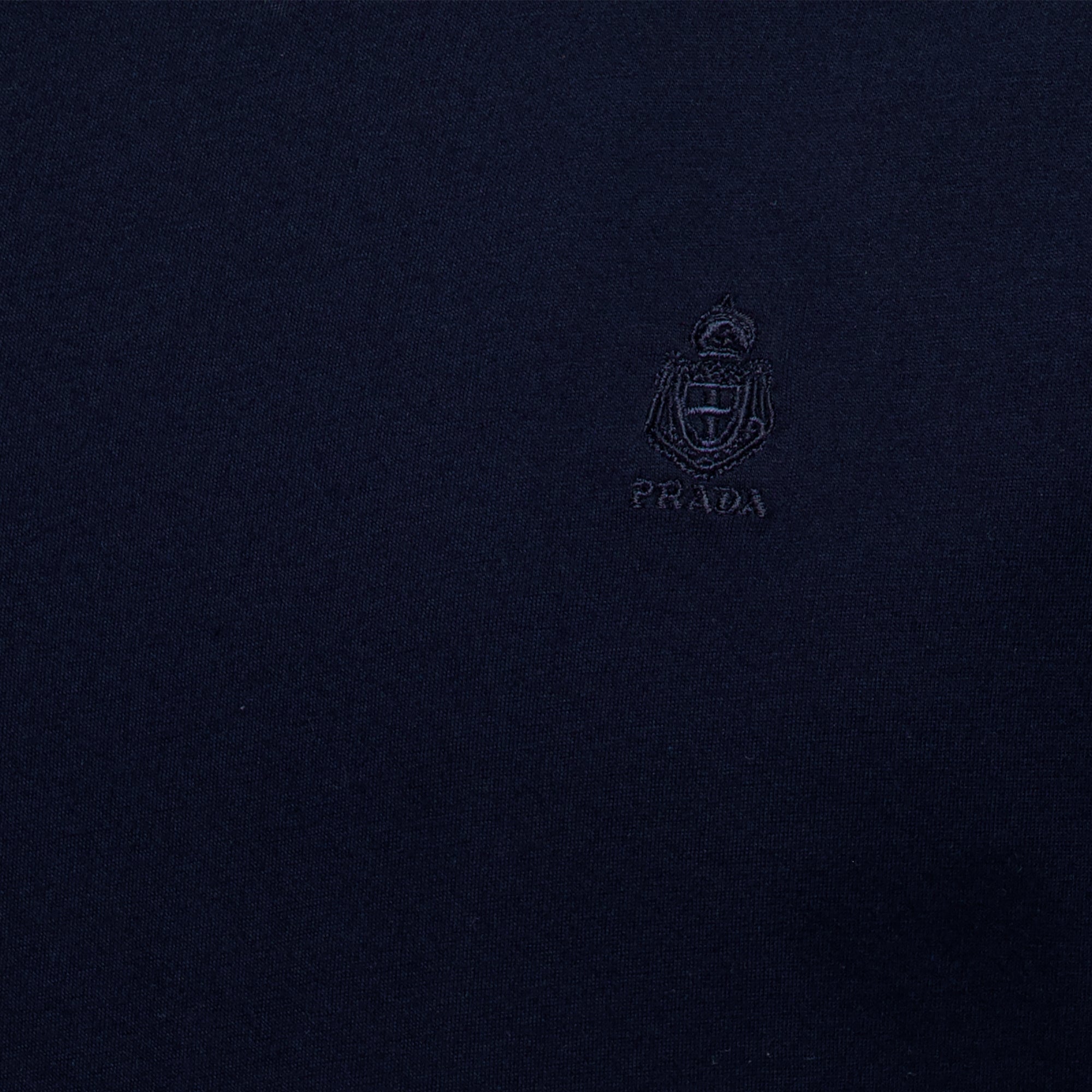 T-shirts T-Shirt Bordado Azul Marinho Prada Bleu foncé Homme