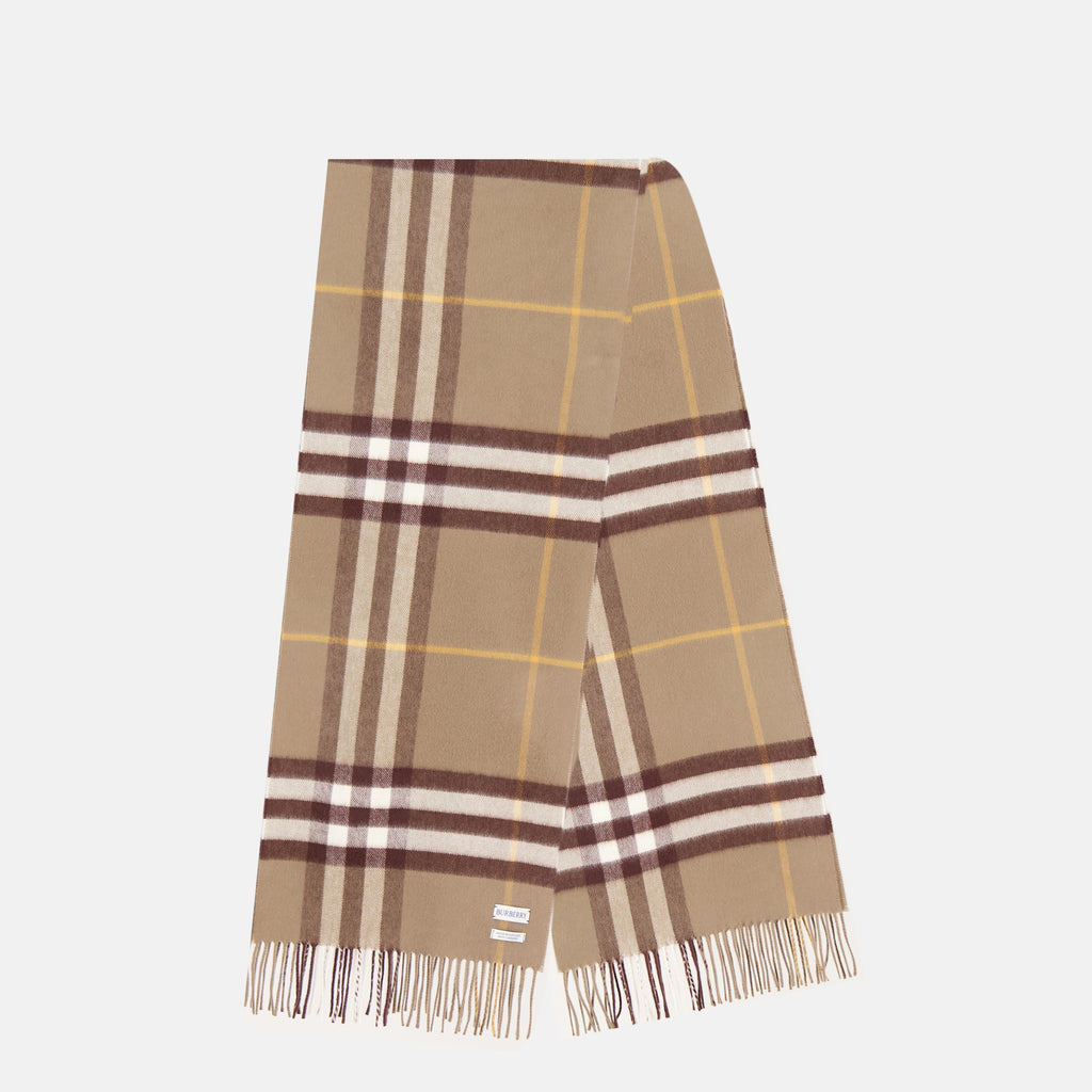 Image de l'article Écharpe en cachemire de la marque Burberry pour Unisex - Saison Automne-Hiver 2025 - Vue de Face