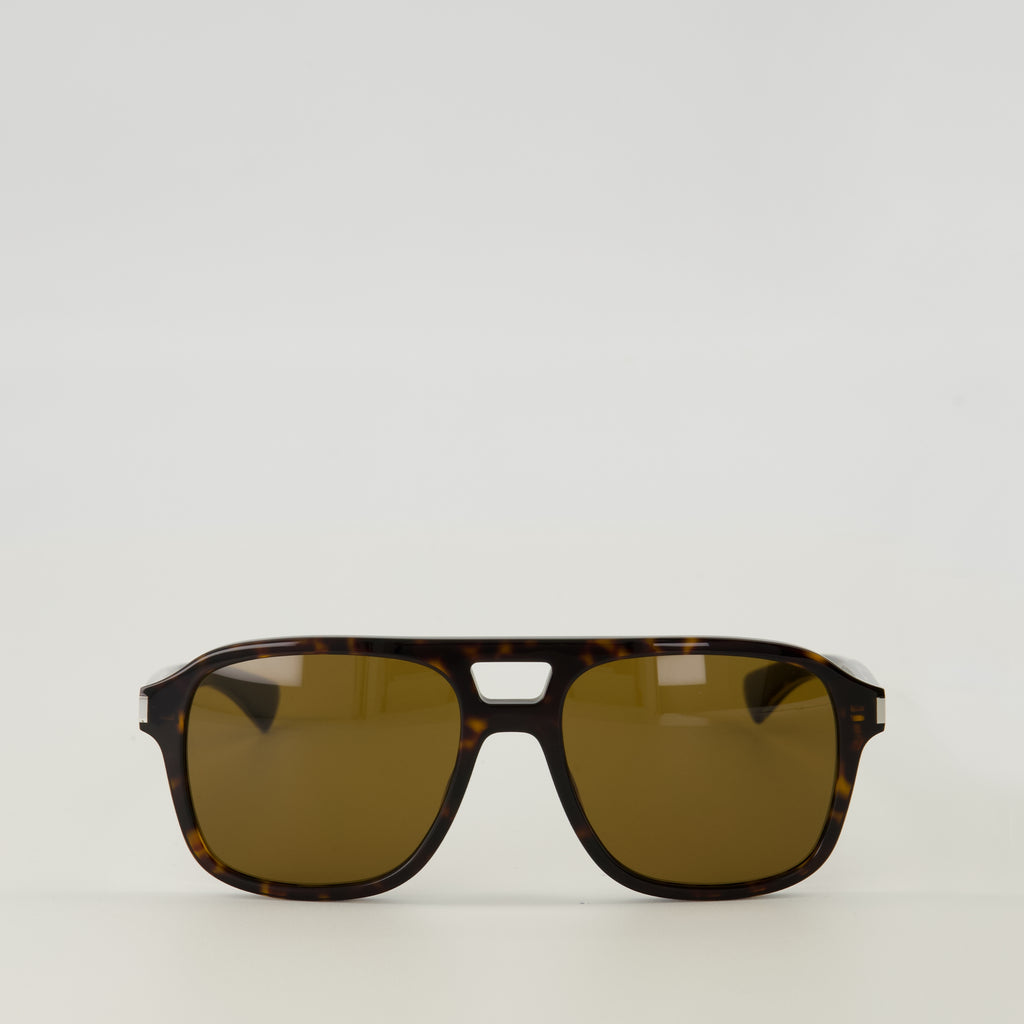 Image de l'article Lunettes de soleil SL881 marron de la marque Saint Laurent pour Homme - Saison Printemps-Été 2026 - Vue de Face