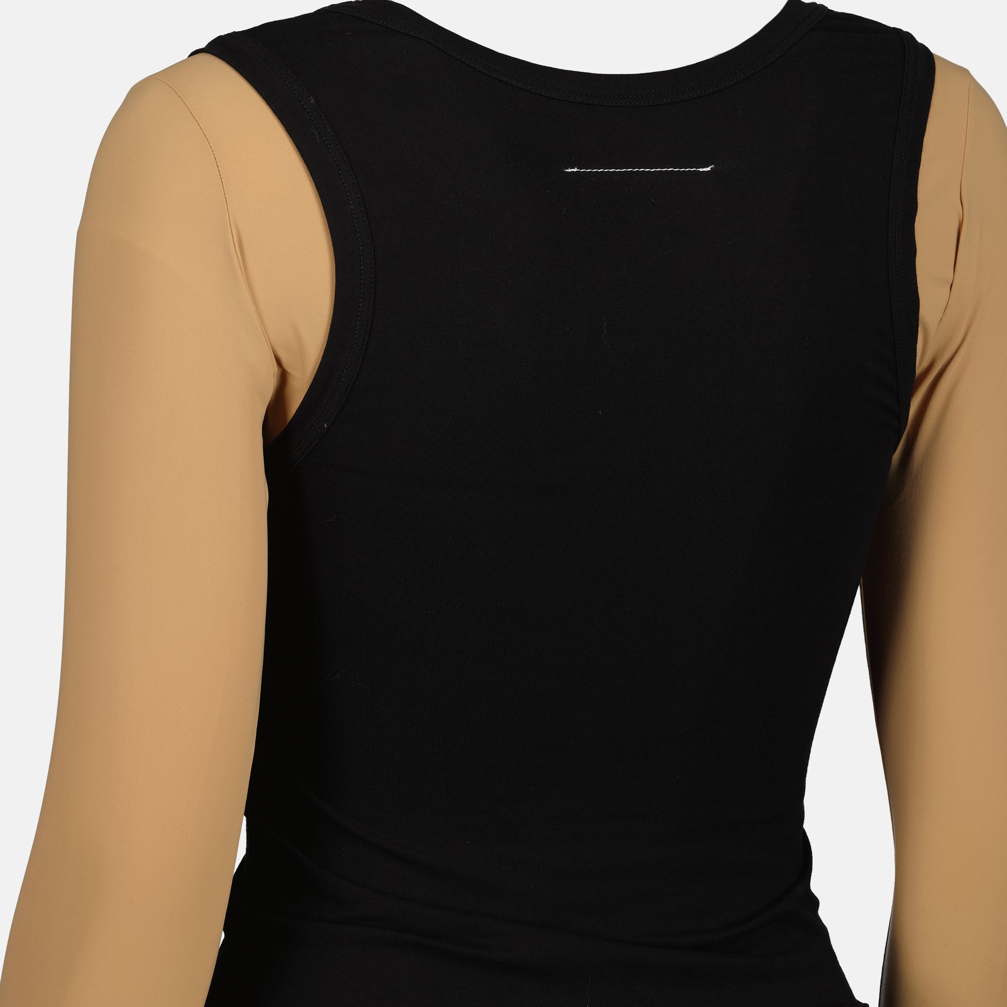 Tops Top bi - matière Mm6 Noir Femme