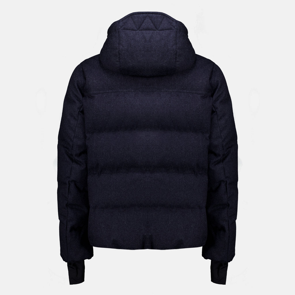 Manteaux Doudoune de ski Servance effet denim Moncler Grenoble Bleu foncé Homme