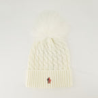 Hats, caps and beanies Bonnet à pompon Moncler Grenoble White Femme