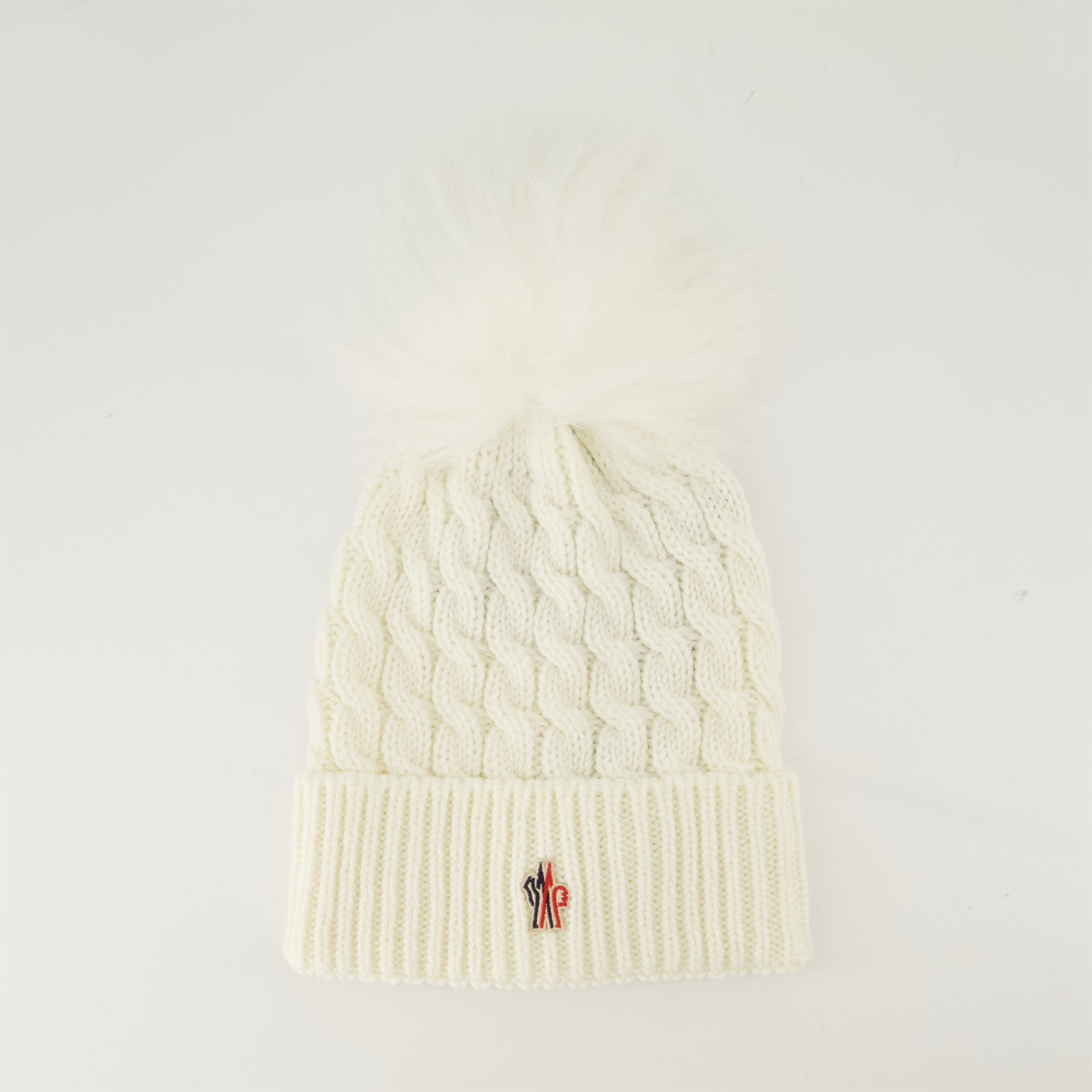 Hats, caps and beanies Bonnet à pompon Moncler Grenoble White Femme