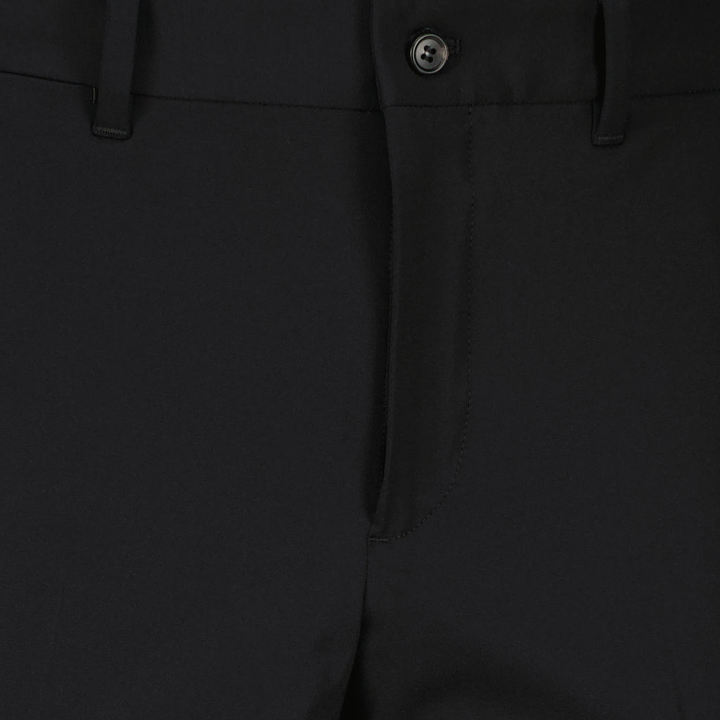 Pantalons Pantaloni in Tessuto Stretch Nero Prada Noir Homme