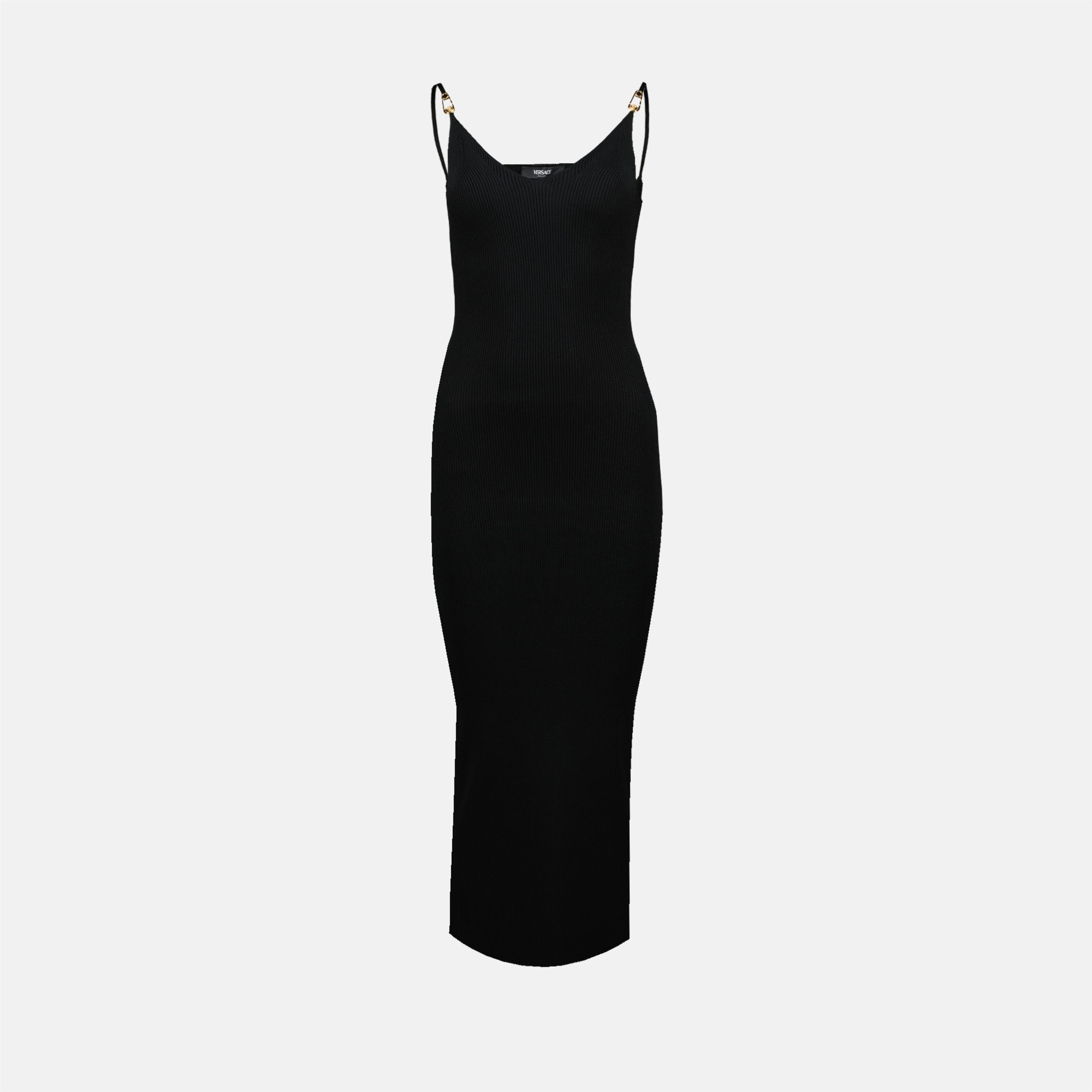 Vestidos Vestido de Malha Preto Versace Preto Femme