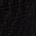 Shorts Bermuda FF en piqué Fendi Negro Homme