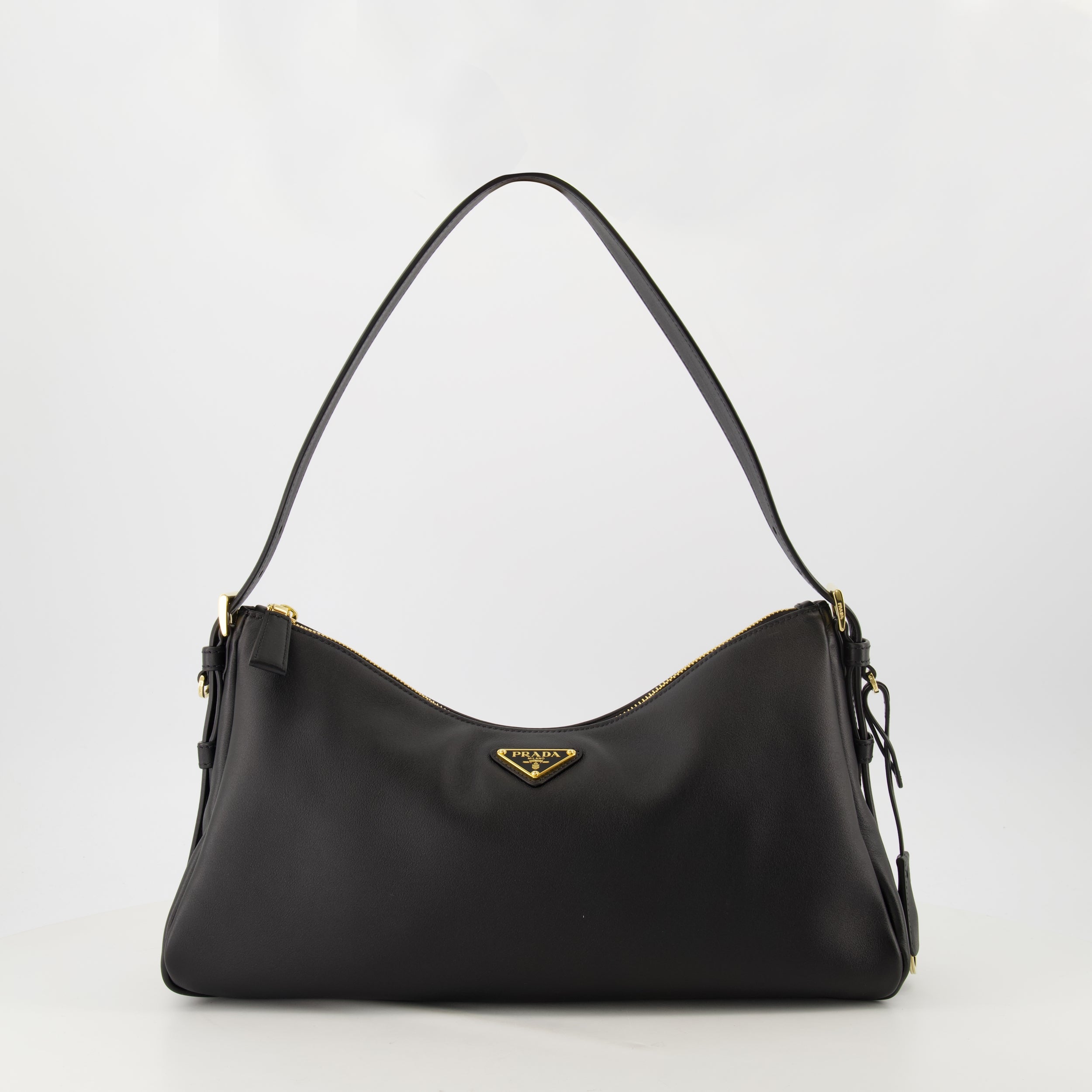 Borse a mano e a spalla Borsa in Pelle Aimée Prada Nero Femme