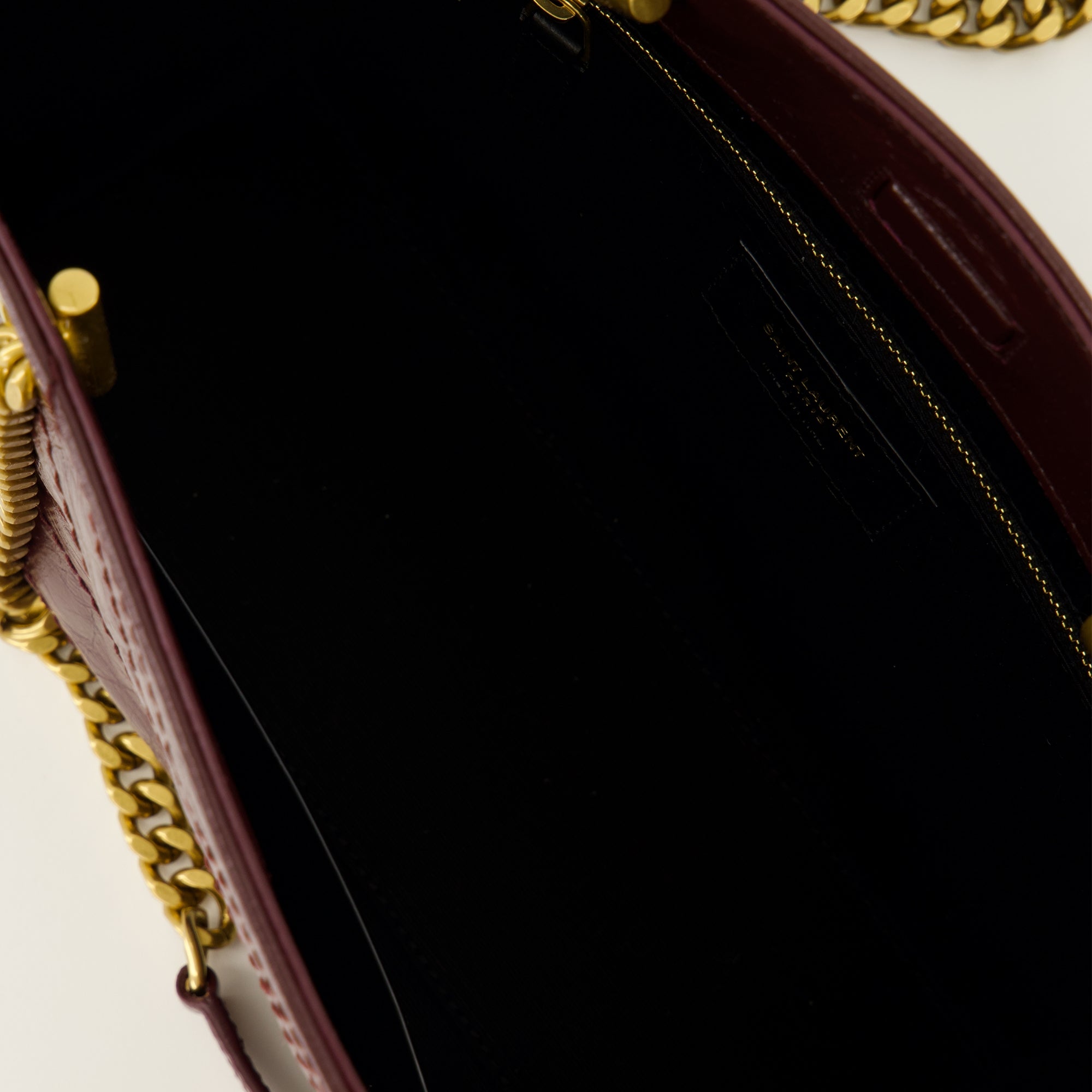 Sacs à main et épaule Sac Niki Shopping small en cuir bordeaux Saint Laurent Bordeaux Femme