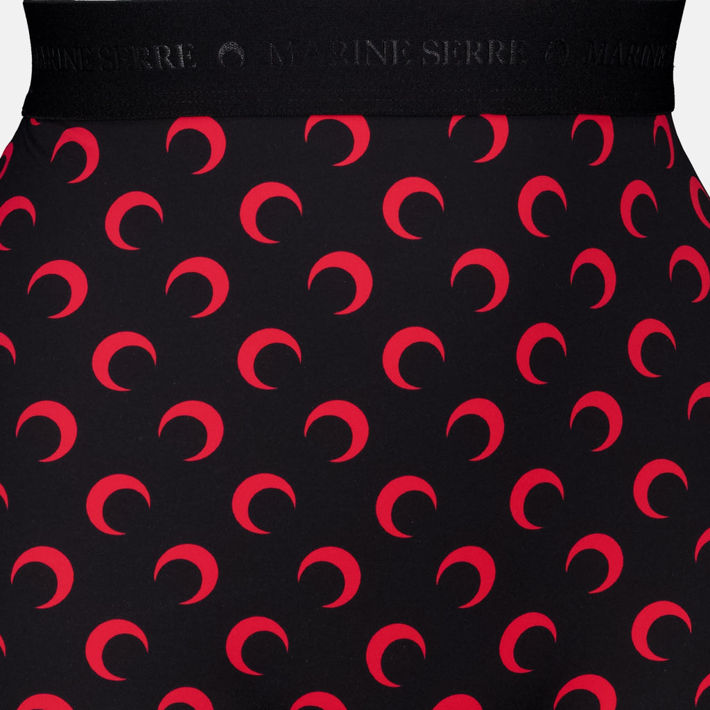 Shorts 레드 문 사이클링 숏 져지 Marine Serre Rouge Femme