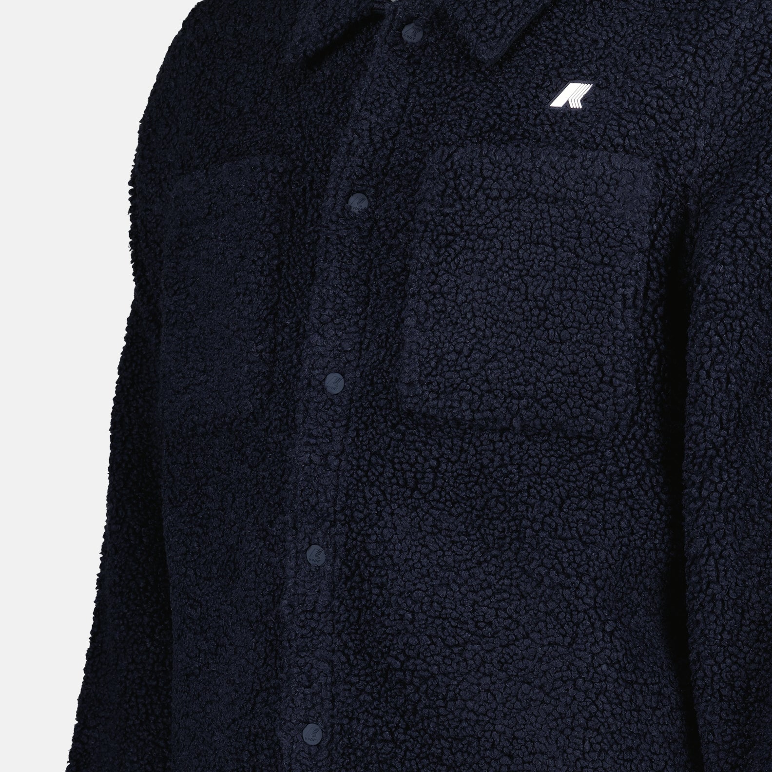 Vestes Veste P. Cameron en sherpa K-Way Bleu Homme