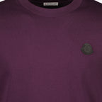 Image de l'article T-shirt à logo en cuir de la marque Moncler pour Homme - Saison Automne-Hiver 2025 - Vue détaillée_5